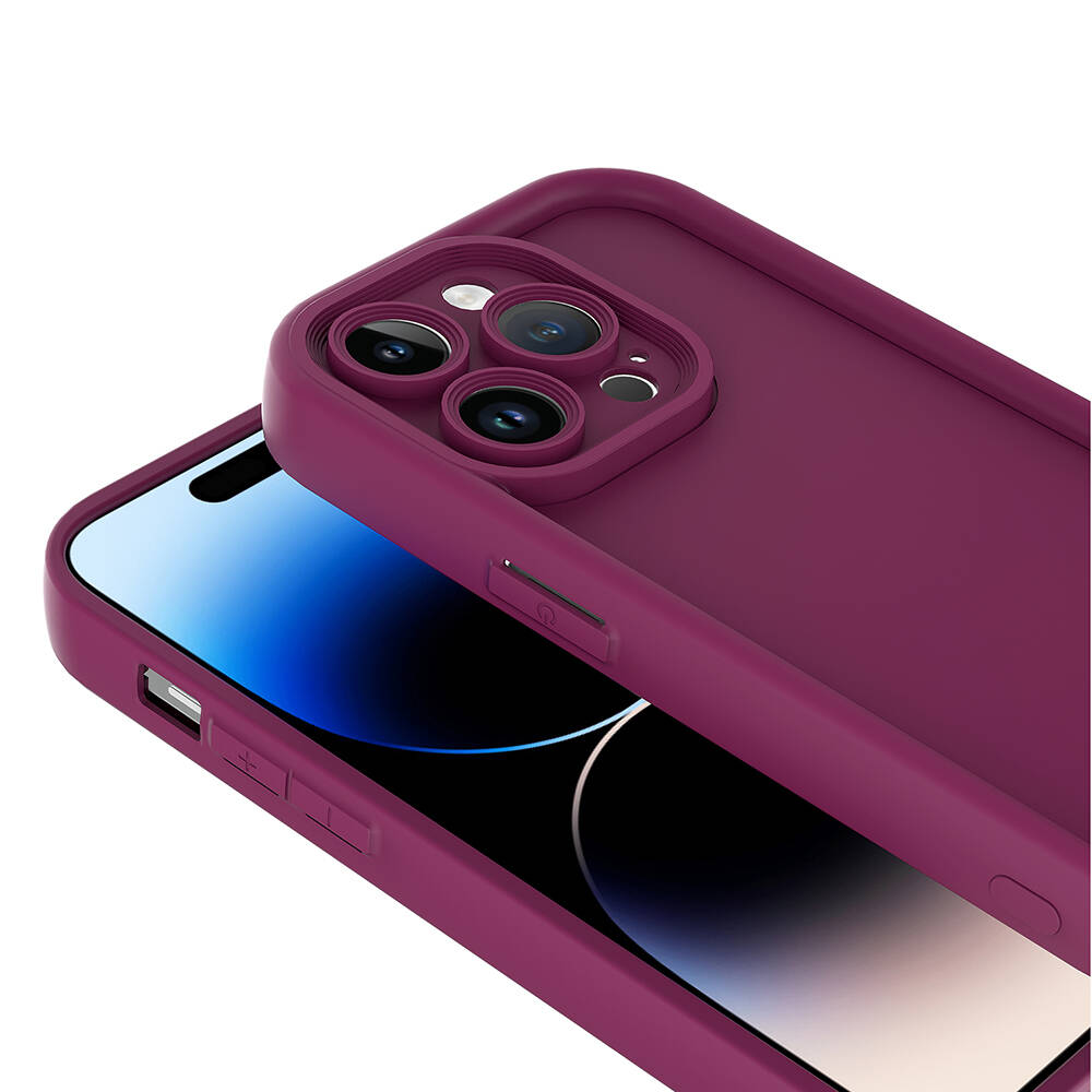 Apple iPhone 14 Pro Uyumlu Kılıf Kamera Korumalı Zore Ananas Kapak - 6