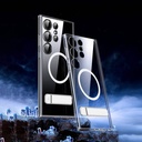 Samsung Galaxy S24 Uyumlu Kılıf Magsafe Şarj Özellikli Kamera Korumalı Standlı Wiwu KCC-025 Aurora Serisi Kapak - 7