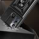 Infinix Hot 20i Uyumlu Kılıf Magnetik Standlı Kamera Korumalı Zore Sürgülü Vega Kapak - 7