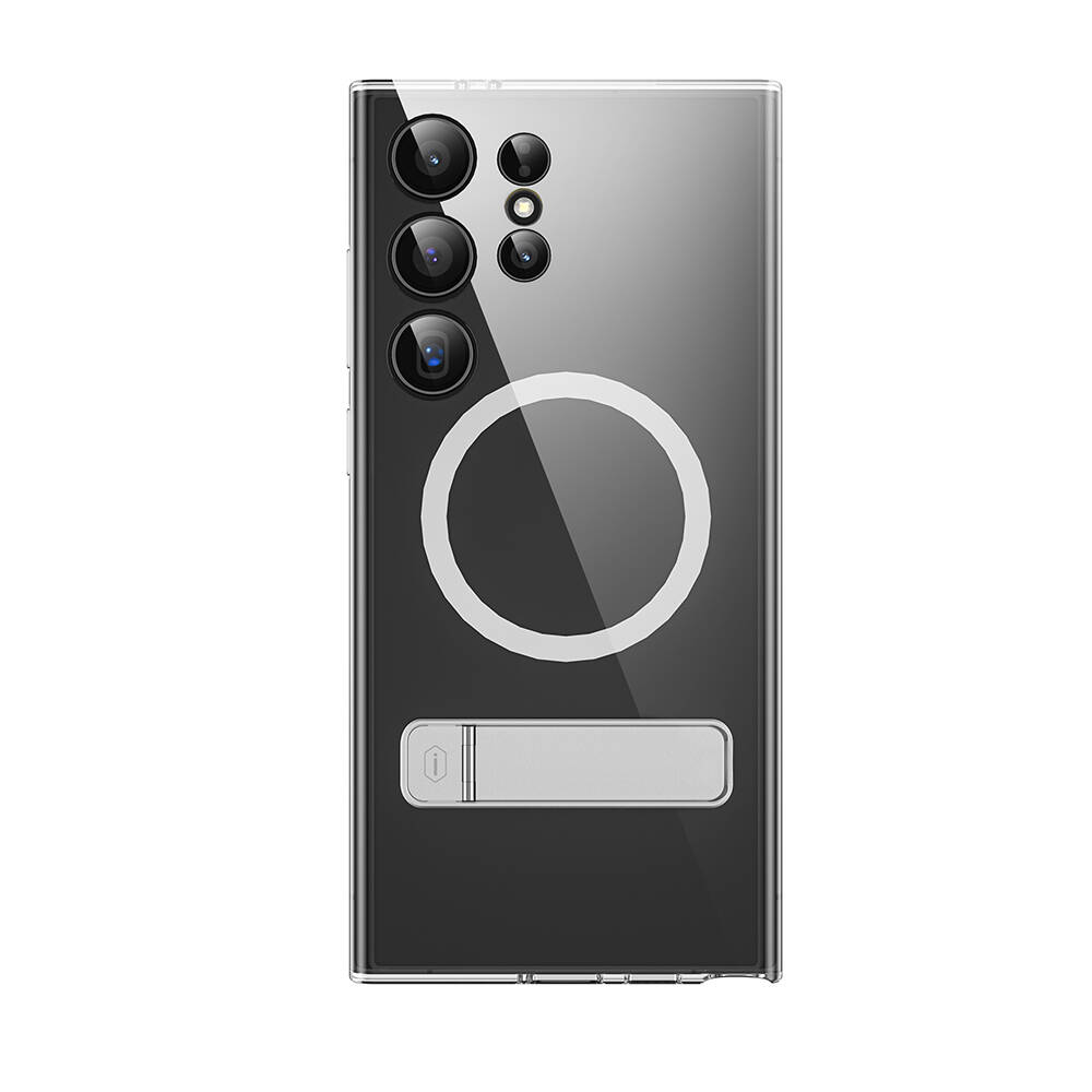 Samsung Galaxy S24 Plus Uyumlu Kılıf Magsafe Şarj Özellikli Kamera Korumalı Standlı Wiwu KCC-025 Aurora Serisi Kapak - 9