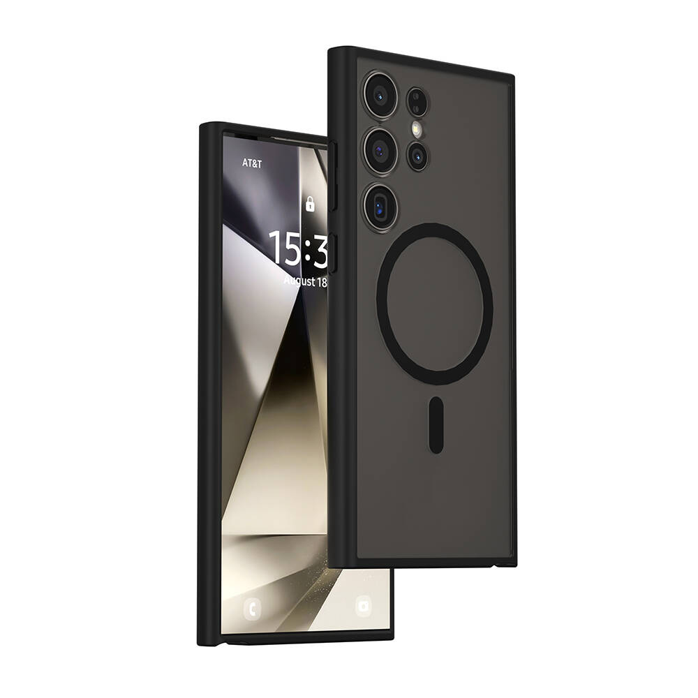 Samsung Galaxy S24 Plus Uyumlu Kılıf Wiwu FGG-024 Magsafe Şarj Özellikli Lekelere Dayanıklı Kapak - 3