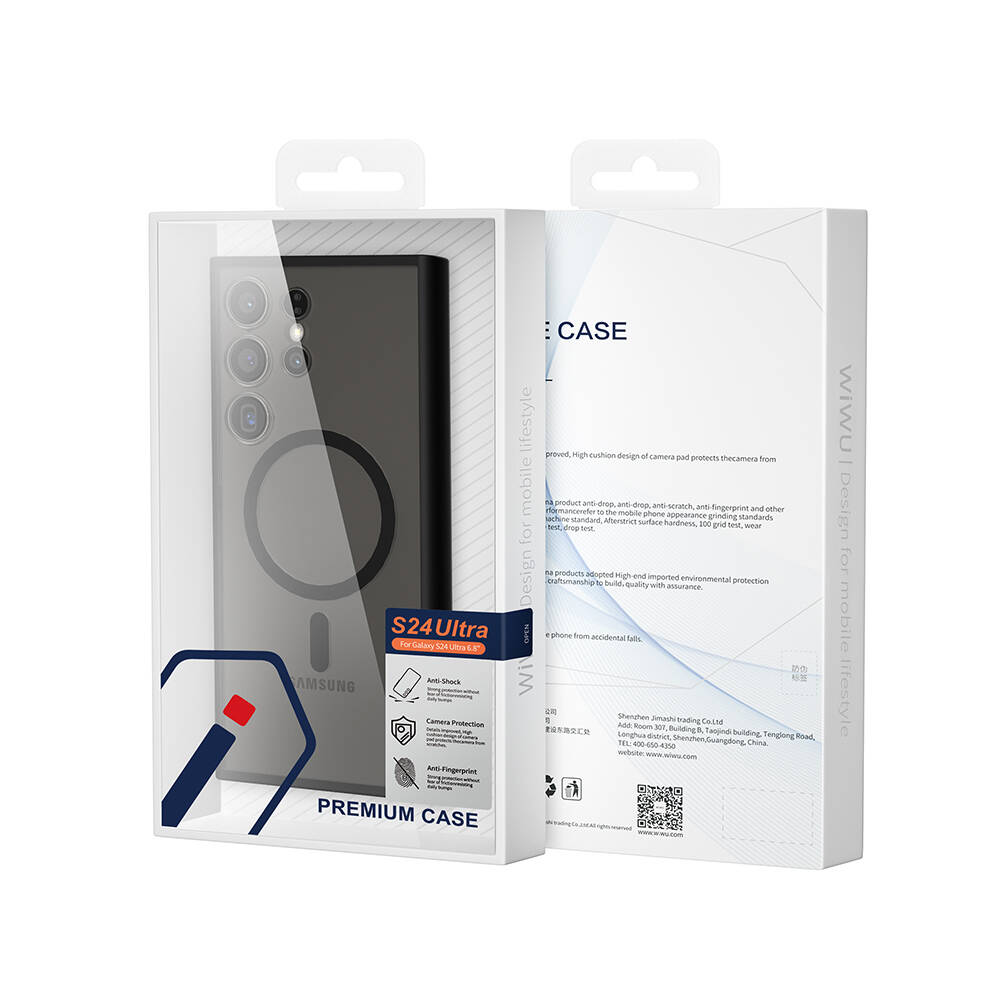 Samsung Galaxy S24 Plus Uyumlu Kılıf Wiwu FGG-024 Magsafe Şarj Özellikli Lekelere Dayanıklı Kapak - 9