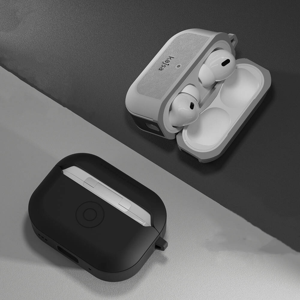 Apple Airpods Pro 2 Uyumlu Kılıf Kajsa Luxe Collection Kablosuz Şarj Uyumlu Kılıf - 6
