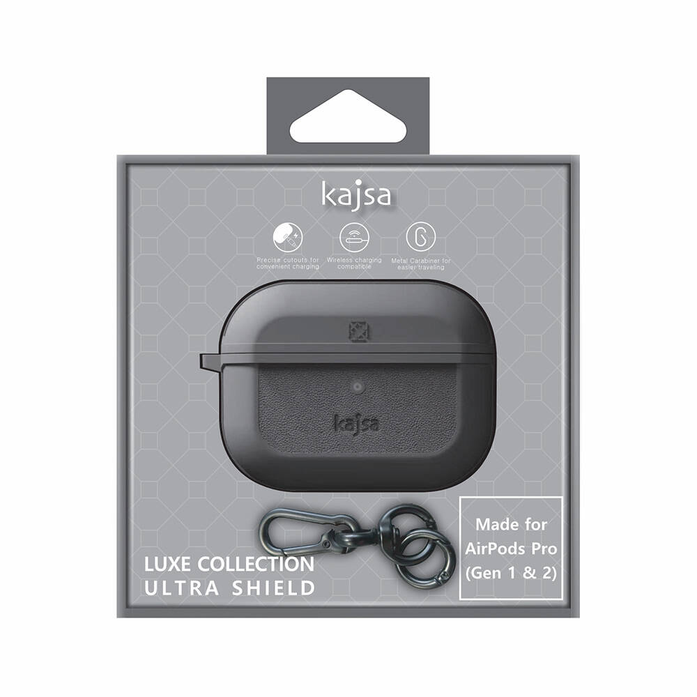 Apple Airpods Pro 2 Uyumlu Kılıf Kajsa Luxe Collection Kablosuz Şarj Uyumlu Kılıf - 9