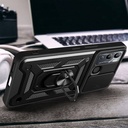 Infinix Hot 12 Uyumlui Kılıf Magnetik Standlı Kamera Korumalı Zore Sürgülü Vega Kapak - 2