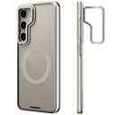 Samsung Galaxy S24 Plus Uyumlu Kılıf Magsafe Şarj Özellikli Sararma Önleyici Youngkit Crystal Grid Kapak - 2