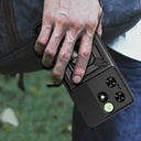 Tecno Spark 20 Uyumlu Kılıf Magnetik Standlı Kamera Korumalı Zore Sürgülü Vega Kapak - 7