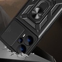 Xiaomi Poco F5 Uyumlu Kılıf Magnetik Standlı Kamera Korumalı Zore Sürgülü Vega Kapak - 1