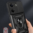 Tecno Camon 20 Pro 5G Uyumlu Kılıf Magnetik Standlı Kamera Korumalı Zore Sürgülü Vega Kapak - 3