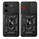 Tecno Camon 20 Pro 5G Uyumlu Kılıf Magnetik Standlı Kamera Korumalı Zore Sürgülü Vega Kapak - 5