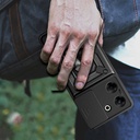 Tecno Camon 20 Pro 5G Uyumlu Kılıf Magnetik Standlı Kamera Korumalı Zore Sürgülü Vega Kapak - 7