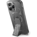Apple iPhone 15 Pro Uyumlu Kılıf Skinarma Magsafe Şarj Özellikli Teknoloji Desenli Standlı Helio Kapak