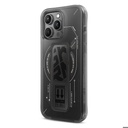 Apple iPhone 15 Pro Uyumlu Kılıf Skinarma Magsafe Şarj Özellikli Teknoloji Desenli Standlı Helio Kapak