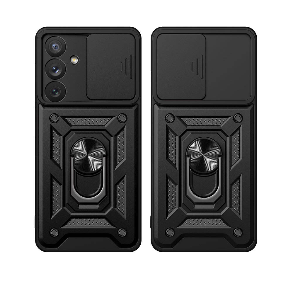 Samsung Galaxy A54 Uyumlu Kılıf Magnetik Standlı Kamera Korumalı Zore Sürgülü Vega Kapak - 8