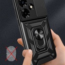 Infinix Hot 30 Uyumlu Kılıf Magnetik Standlı Kamera Korumalı Zore Sürgülü Vega Kapak - 5