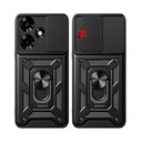 Infinix Hot 30 Uyumlu Kılıf Magnetik Standlı Kamera Korumalı Zore Sürgülü Vega Kapak - 9