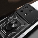 Infinix Note 30 Uyumlu 4G Kılıf Magnetik Standlı Kamera Korumalı Zore Sürgülü Vega Kapak - 5