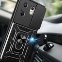 Infinix Zero 30 4G Uyumlu  Kılıf Magnetik Standlı Kamera Korumalı Zore Sürgülü Vega Kapak - 2