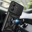 Xiaomi Redmi 13C Uyumlu Kılıf Magnetik Standlı Kamera Korumalı Zore Sürgülü Vega Kapak - 2