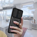 Oppo A5 2020 Uyumlu Kılıf Magnetik Standlı Kamera Korumalı Zore Sürgülü Vega Kapak - 5