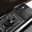 Samsung Galaxy A14 Uyumlu Kılıf Magnetik Standlı Kamera Korumalı Zore Sürgülü Vega Kapak - 2