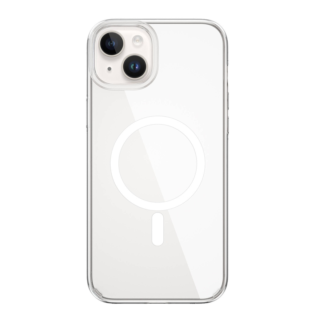 Apple iPhone 15 Plus Uyumlu Kılıf Wiwu FYY-014 Magsafe Şarj Özellikli Şeffaf Kapak - 1