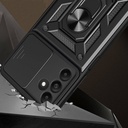 Samsung Galaxy A15 Uyumlu Kılıf Magnetik Standlı Kamera Korumalı Zore Sürgülü Vega Kapak - 3