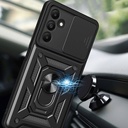 Samsung Galaxy A15 Uyumlu Kılıf Magnetik Standlı Kamera Korumalı Zore Sürgülü Vega Kapak - 5