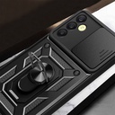 Samsung Galaxy A25 Uyumlu Kılıf Magnetik Standlı Kamera Korumalı Zore Sürgülü Vega Kapak - 6