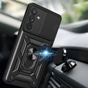 Samsung Galaxy A34 Uyumlu Kılıf Magnetik Standlı Kamera Korumalı Zore Sürgülü Vega Kapak - 2