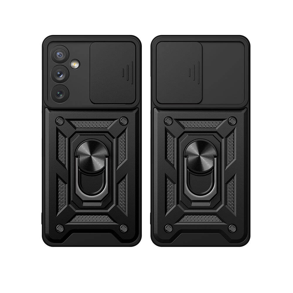 Samsung Galaxy A34 Uyumlu Kılıf Magnetik Standlı Kamera Korumalı Zore Sürgülü Vega Kapak - 8