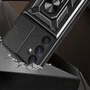 Samsung Galaxy A35 Uyumlu Kılıf Magnetik Standlı Kamera Korumalı Zore Sürgülü Vega Kapak - 1