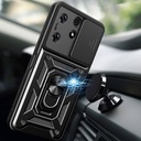 Tecno Spark 10 Pro Uyumlu Kılıf Magnetik Standlı Kamera Korumalı Zore Sürgülü Vega Kapak - 2