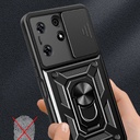 Tecno Spark 10 Pro Uyumlu Kılıf Magnetik Standlı Kamera Korumalı Zore Sürgülü Vega Kapak - 3