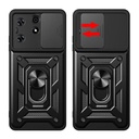 Tecno Spark 10 Pro Uyumlu Kılıf Magnetik Standlı Kamera Korumalı Zore Sürgülü Vega Kapak - 4