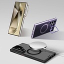 Samsung Galaxy S24 Ultra Uyumlu Kılıf Magsafe Şarj Özellikli Sararma Önleyici Youngkit Crystal Grid Kapak - 7