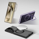 Samsung Galaxy S24 Ultra Uyumlu Kılıf Magsafe Şarj Özellikli Sararma Önleyici Youngkit Crystal Grid Kapak - 8