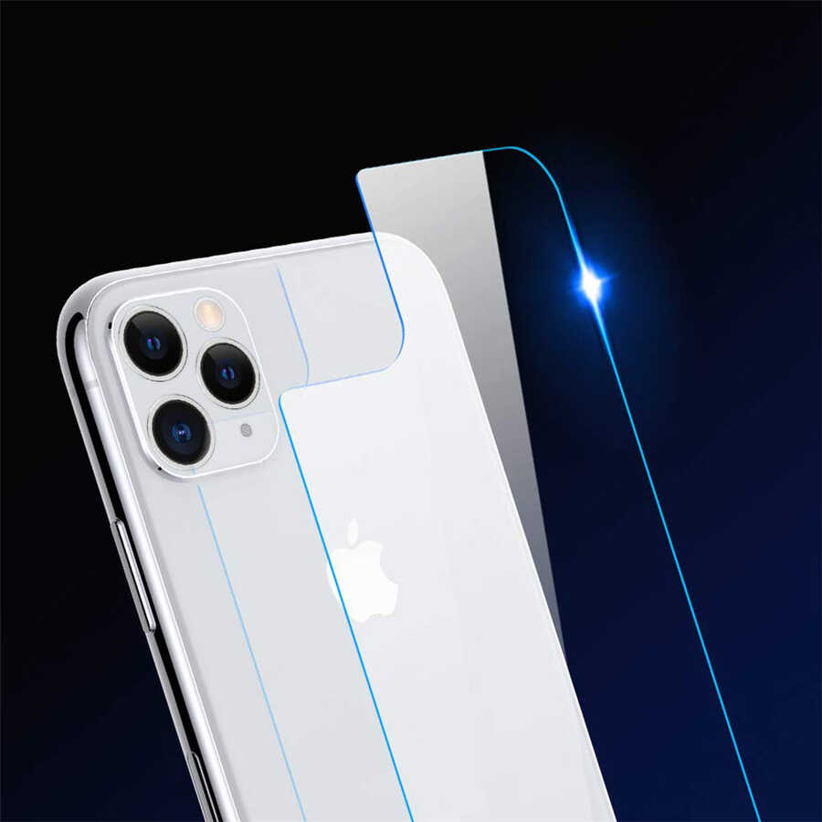 Apple iPhone 13 Pro Uyumlu Zore Back Maxi Glass Temperli Cam Arka Koruyucu - 4