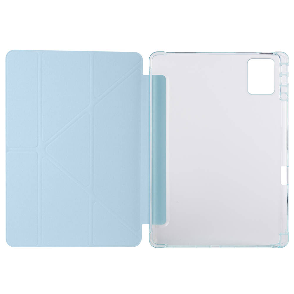 Lenovo M11 TB-330FU Kılıf Zore Tri Folding Kalem Bölmeli Standlı Kılıf - 17