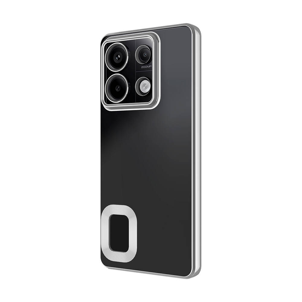 Xiaomi Redmi Note 13 Pro 4G Uyumlu Kılıf Tek Kamera Çerçeveli Logo Gösteren Zore Omega Kapak - 3