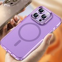 Apple iPhone 15 Pro Max Uyumlu Kılıf Airbagli Magsafe Wireless Şarj Özellikli Lens Koruyuculu Zore Klaptika Kapak - 4
