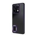 Xiaomi Redmi Note 13 Pro 4G Uyumlu Kılıf Tek Kamera Çerçeveli Logo Gösteren Zore Omega Kapak - 6