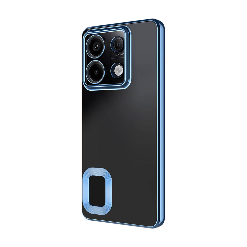 Xiaomi Redmi Note 13 Pro 4G Uyumlu Kılıf Tek Kamera Çerçeveli Logo Gösteren Zore Omega Kapak - 7