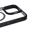 Apple iPhone 15 Pro Max Uyumlu Kılıf Magsafe Wireless Şarj Özellikli Standlı Zore Magsafe Klon Lensli Kapak - 1