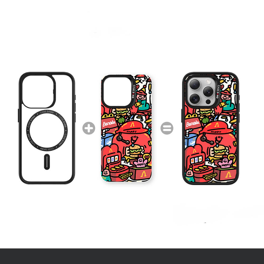 Apple iPhone 14 Pro Uyumlu Magsafe Şarj Özellikli Casebang Ahhey Serisi Arka Panel - 9