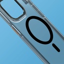 Apple iPhone 15 Pro Max Uyumlu Kılıf Magsafe Şarj Özellikli Şeffaf Youngkit Crystal Shield Serisi Kapak - 5