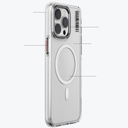 Apple iPhone 15 Pro Max Uyumlu Kılıf Magsafe Şarj Özellikli Şeffaf Youngkit Crystal Shield Serisi Kapak - 6