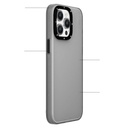 Apple iPhone 15 Uyumlu Kılıf Buzlu Mat Tasarım Youngkit Hidden Sand Serisi Kapak - 2