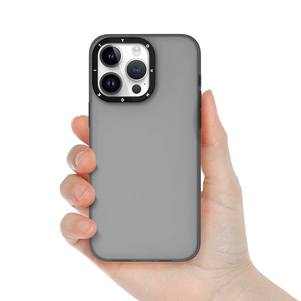 Apple iPhone 15 Uyumlu Kılıf Buzlu Mat Tasarım Youngkit Hidden Sand Serisi Kapak - 3