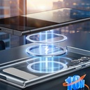 Samsung Galaxy S24 Ultra Uyumlu Kılıf Magsafe Şarj Özellikli Kamera Korumalı Standlı Wiwu KCC-025 Aurora Serisi Kapak - 12